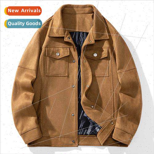 2023 fall new Korean  nd hundred casual jacket men deerskin