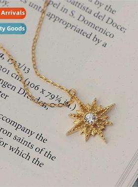 s925 silver Europe accessories octomom diamond necklace popu