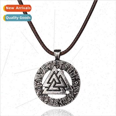 Europe America Viking Fashion Vintage Valknut Nordic Pirate
