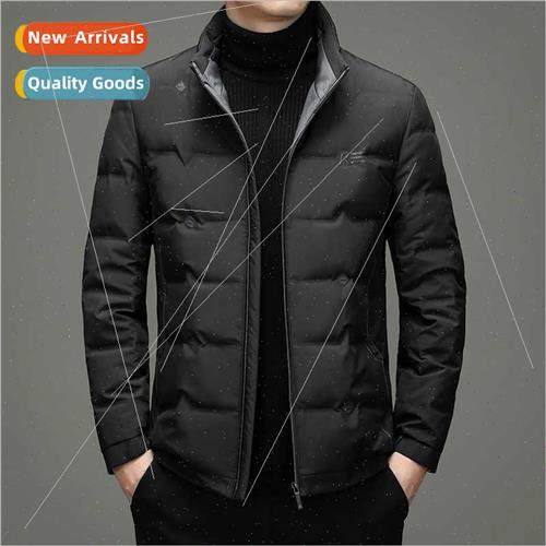 Winter new down jacket men youth thickened men stand-up coll