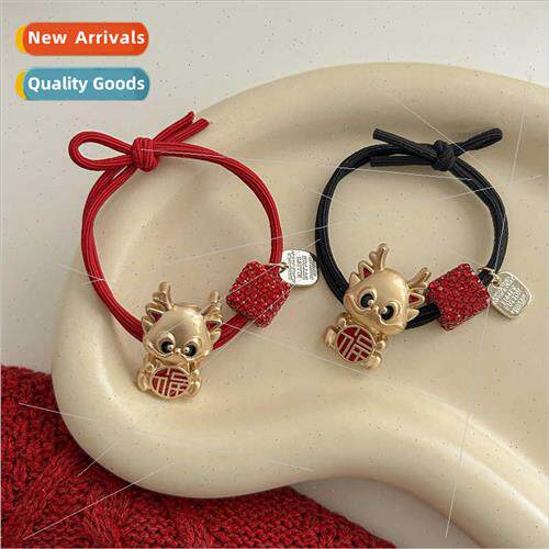 2024 new red headband festive Chinese Year Dragon pill hair