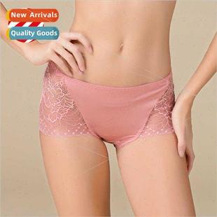 Summer  silk panties women thin breathable sexy lace package