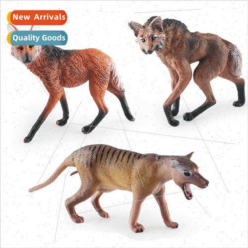 Steppe animal wolf model puzzle science education maned wolf