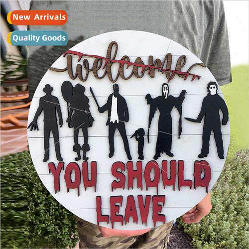 BDSLYBD Welcome gn Farmhouse Movie Theme Front Door Decor Fa