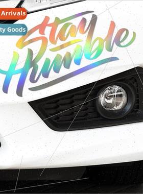 Stayhumble keep modest personaly modification stickers car E