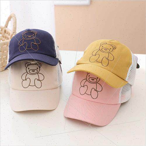 Baby hat summer cute versatile men girls cool cap mesh duck