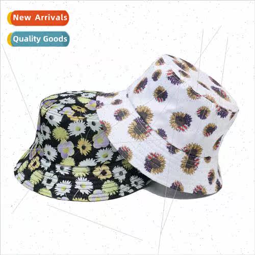 Spring summer new flowers pot hat men women casual retro wil