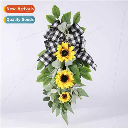 mulation sunflower wreath fake flowers simulation flowers sp