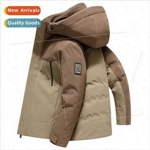 Fashion cap down jacket men winter 2023 new jacket heavy you