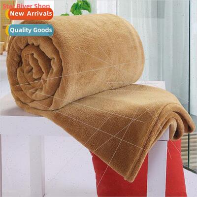Soft Warm Coral Fleece Blanket Winter Sheet Bedspread Sofa T