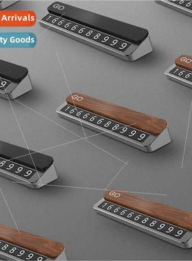 Car temporary parking number plate can hide number to move c