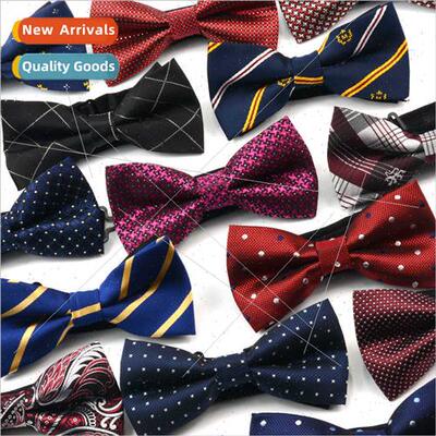 Genuine polyester silk Korean gentleman business groom weddi