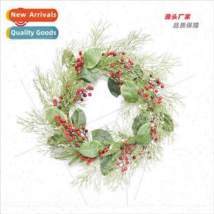 Christmas decorations 60cm red fru PE whe leaf grass Christm