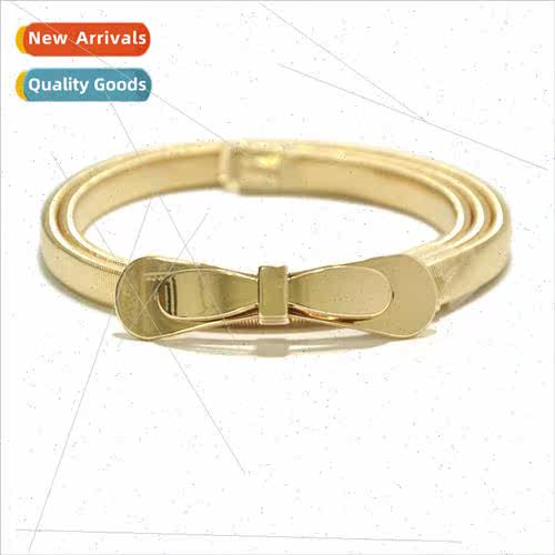 Europe new metal spring waist chain ladies hundred match pea