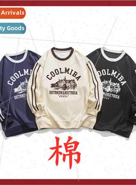 cotton casual sweater boys spring fall 2023 new round neck l