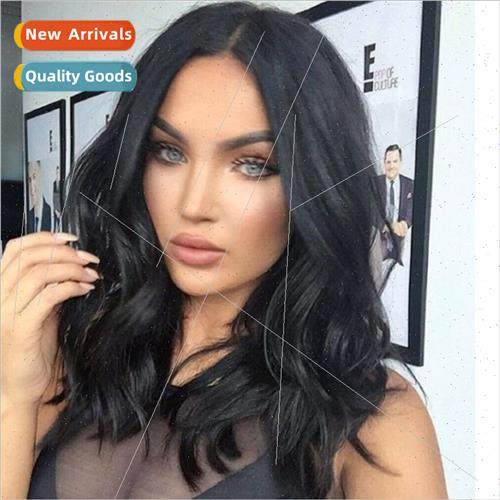 wigs 适用women center parted curly hair rose net wigs full h