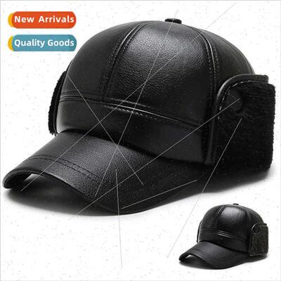 Middle-aged elderly winter hat men father warm padded cotton