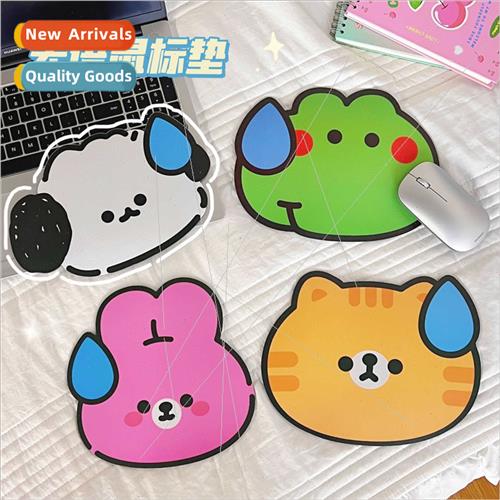 Cute ltle animal sweating speechless mouse pad small laptop