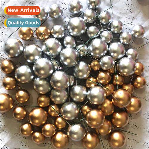 Cake Insert 3cm Gold Balls lver Balls Foam Fru Yellow Whe Bl