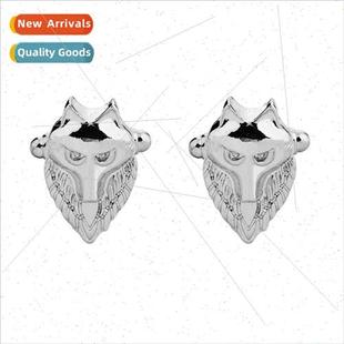 head Europe wolf cufflinks animal French