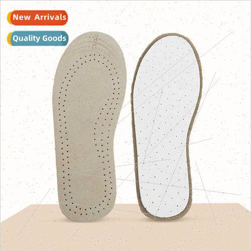 Children cowhide insole breathable sweat baby can cut men gi