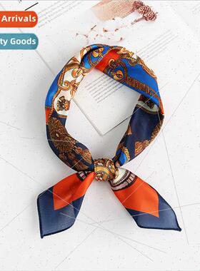 2023 spring summer  satin silk scarf Europe Uned States fash