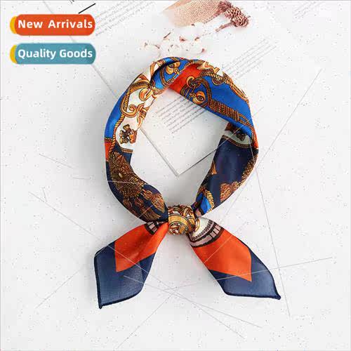 2023 spring summer  satin silk scarf Europe Uned States fash
