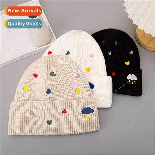 Autumn winter new knted cold cap ladies outdoor warm over he