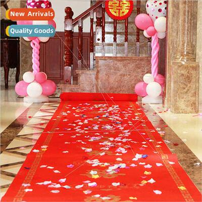Red carpet disposable carpet welcome red happy wedding arran