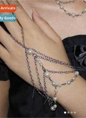 WQ2319 Europe Bracelet fashion pearl inlaid multi-layer tass