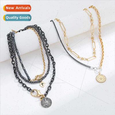 Autumn winter new mysticism multi-tap stacking necklace fema