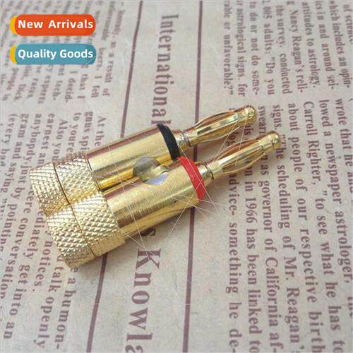 copper pin gold-plated banana head amplifier audio speaker p