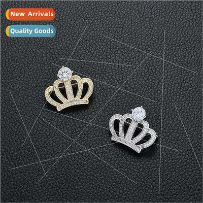 Europe Copper Zirconia mple Princess Crown Small Su Party Di