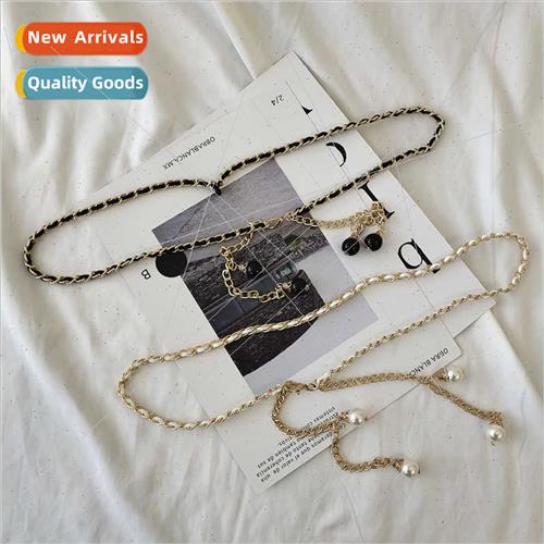 Waist Chain Ladies Dresses Hop Metal Gold Fashion Small Belt