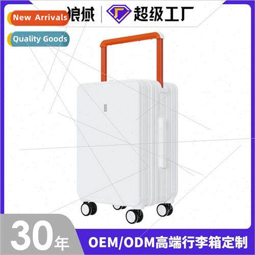 wide trolley case 20 inch luggage can be printed password bo