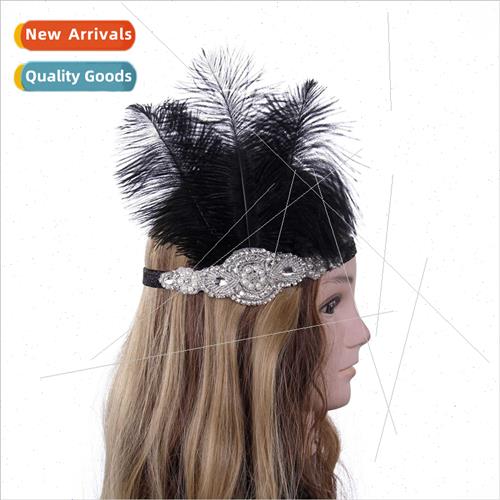 New Gypsy Indian Hair Accessories Hippie Black Diamonds Rhin
