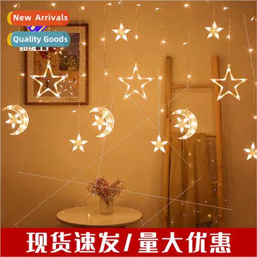 Moon wh stars curtain decoration lights led curtain lights s
