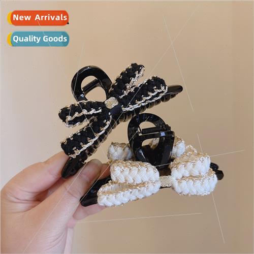Autumn winter new webbing letters diamond temperament bow ha