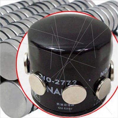 Car oil filter element filter powerful magnet to protect eng