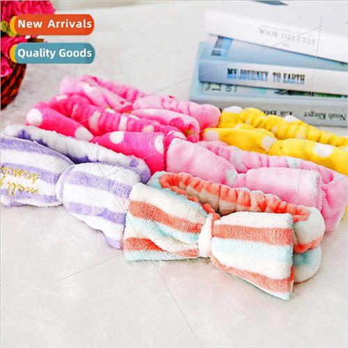 Bath make-up wash face hair tie applying mask wide side head