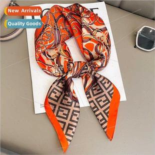 letters simulation silk 2023 small Korean temperament new