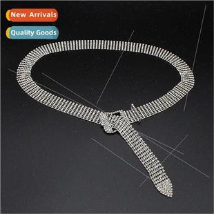 waist chain versatile full buckle diamonds pin New ladies