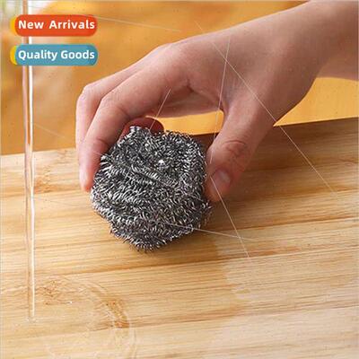 Stainless steel cleaning ball dishwashing brush pots pans do