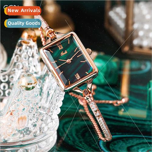 Summer new small square watch ladies fashion luxury bracelet