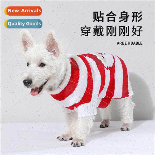 Christmas cute sweater puppy dog fall winter clothes pet sma