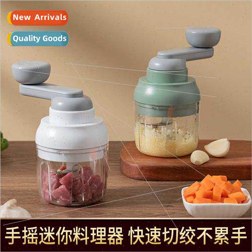 Household hand-cranked mini garlic grinder cooking utensils