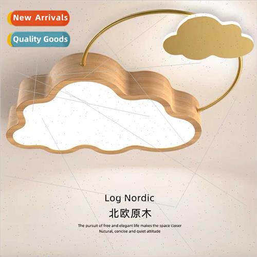 Children room bedroom lamp girl cloud log boy Scandinavian c