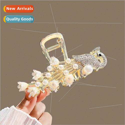 Pearl hair accessories female autumn advanced sense phoenix