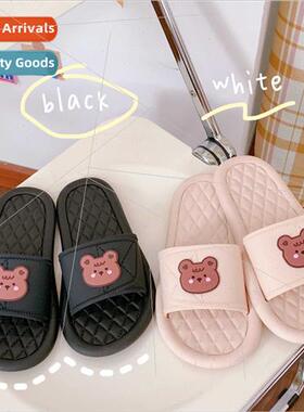 Couple home slippers female spring summer cute cartoon girl