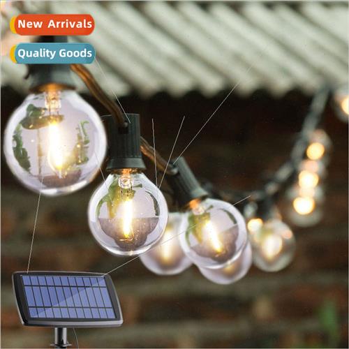 Solar G40LED Bulb 2700K Warm ght Patio Outdoor USB Rechargea